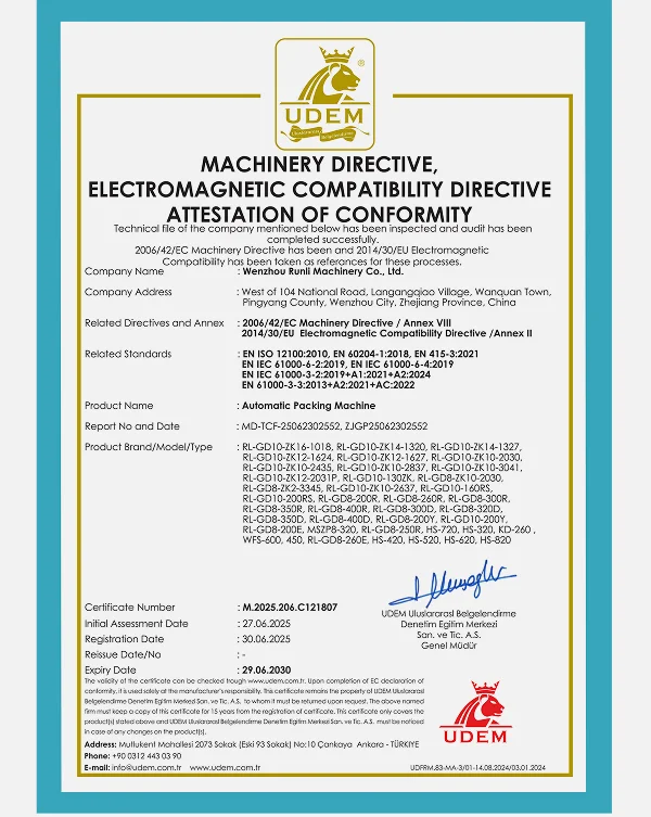 Certificaciones