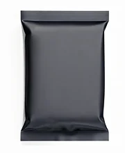 Bolsa tipo almohada con sellado posterior