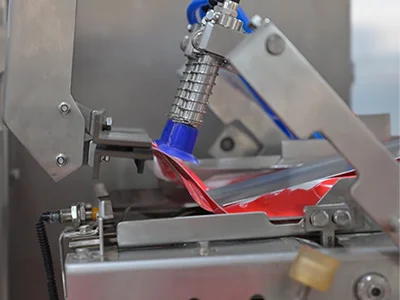 Envasadora de líquidos para bolsas preformadas