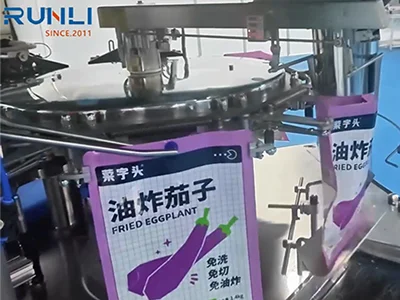 Envasadora de comidas listas para consumir para bolsas preformadas