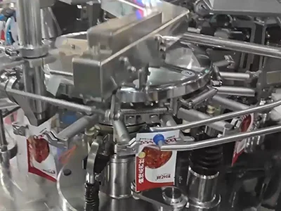 Envasadora rotativa al vacío para pastas